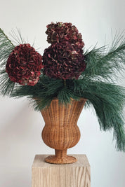 Håndlavet Vase i Rattan | Ø25 x H30 cm Studio Hafnia