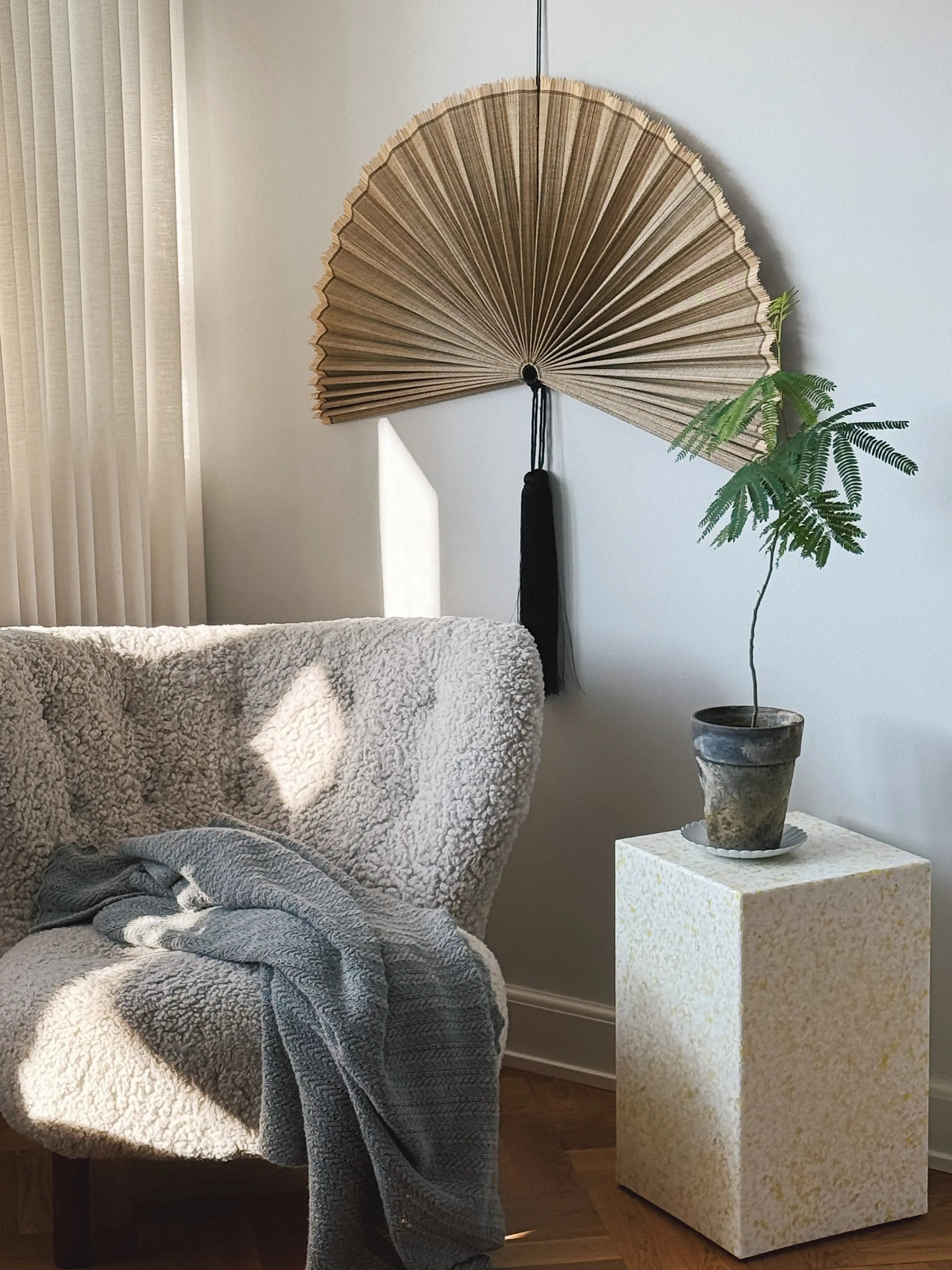 Håndlavet bambusvifte fra Vietnam | Brun - 3 størrelser Studio Hafnia