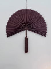 Håndlavet bambusvifte fra Vietnam | Mørkebrun - 3 størrelser Studio Hafnia