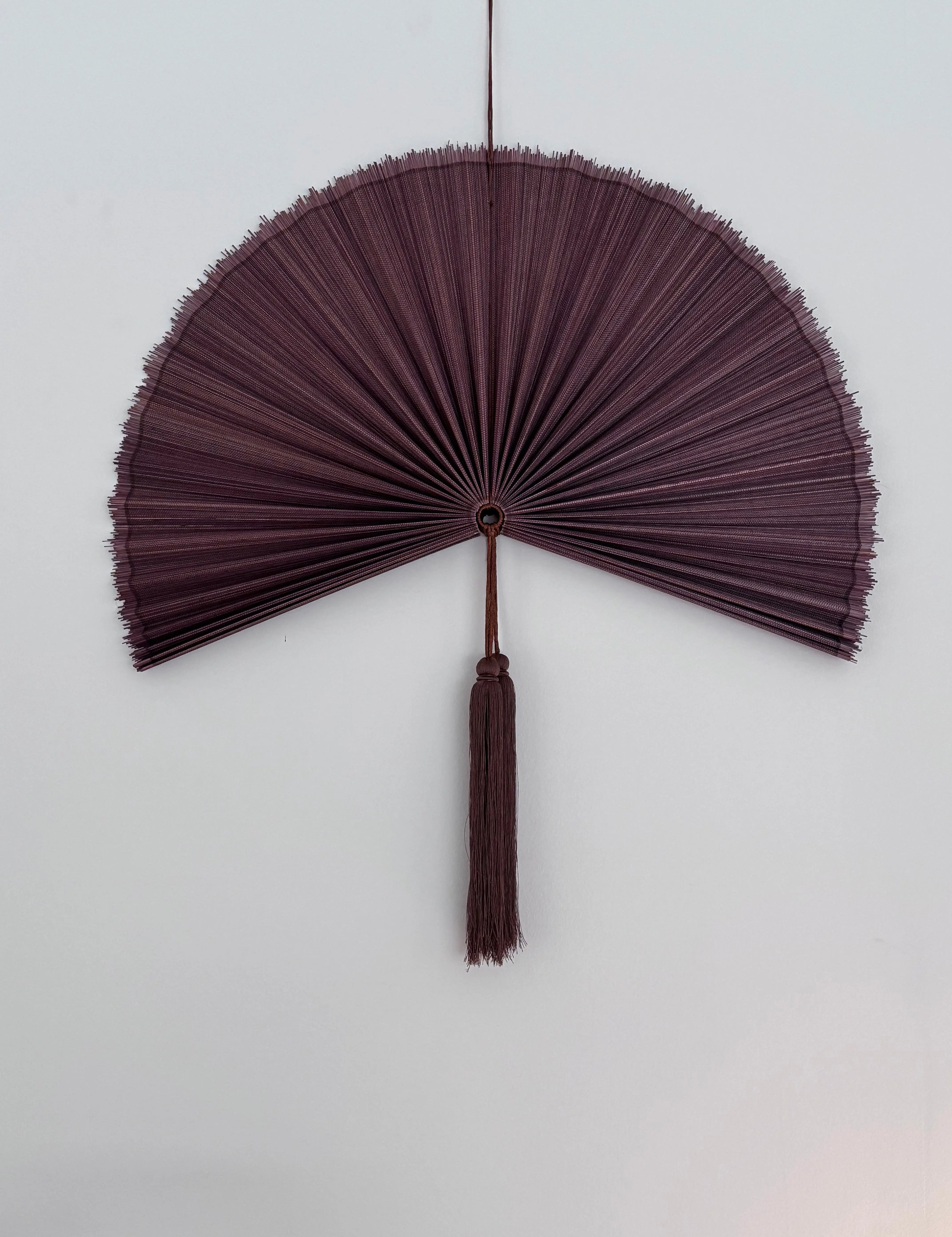 Håndlavet bambusvifte fra Vietnam | Mørkebrun - 3 størrelser Studio Hafnia