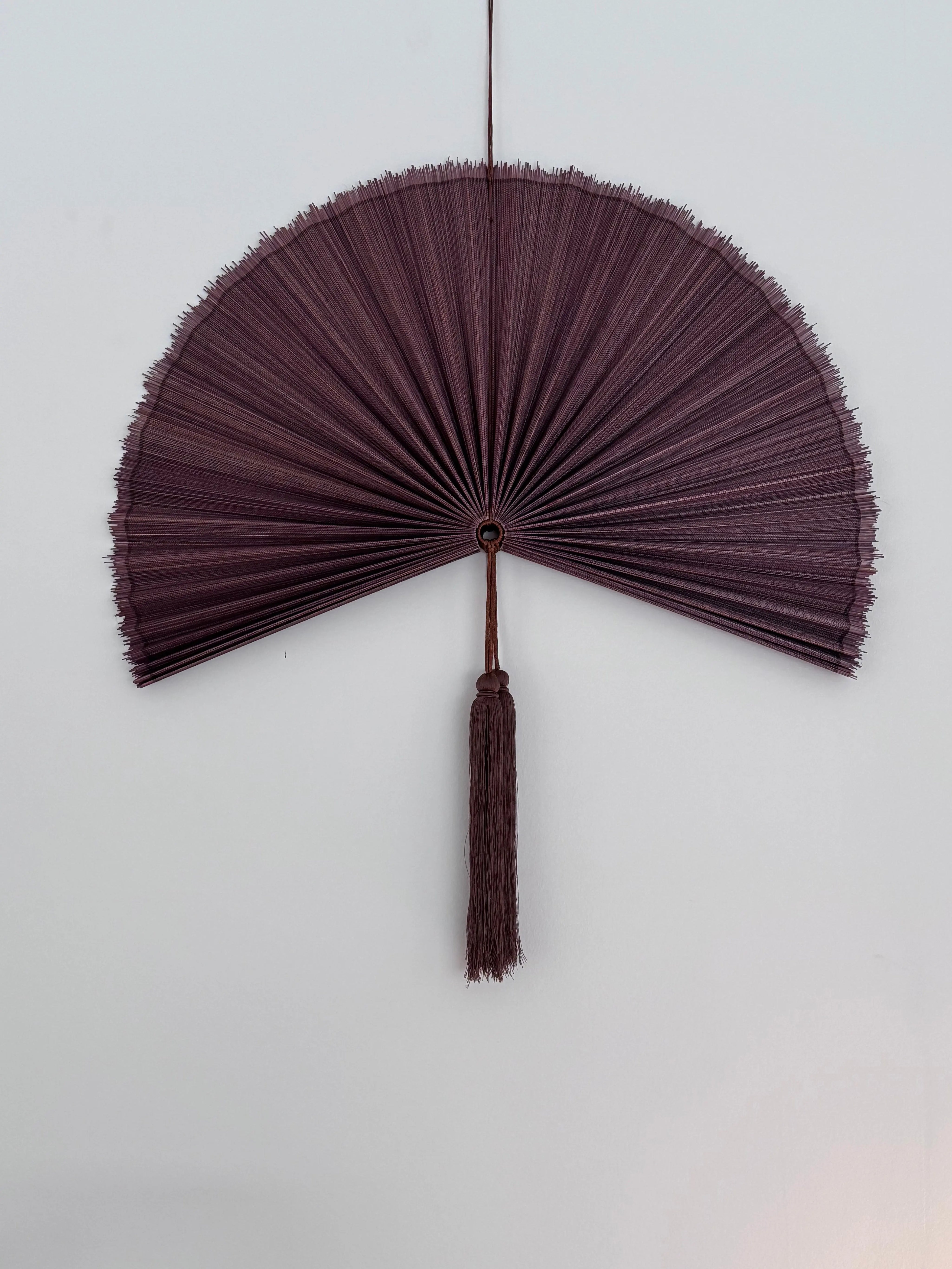 Håndlavet bambusvifte fra Vietnam | Mørkebrun - 3 størrelser Studio Hafnia