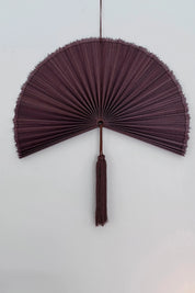 Håndlavet bambusvifte fra Vietnam | Mørkebrun - 3 størrelser Studio Hafnia