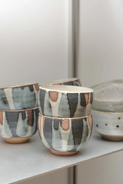 Unique Handmade Japanese Ceramic Cup without Handle