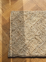 Håndvævet Dørmåtte af Jute | Lille 40 x 60 cm Studio Hafnia
