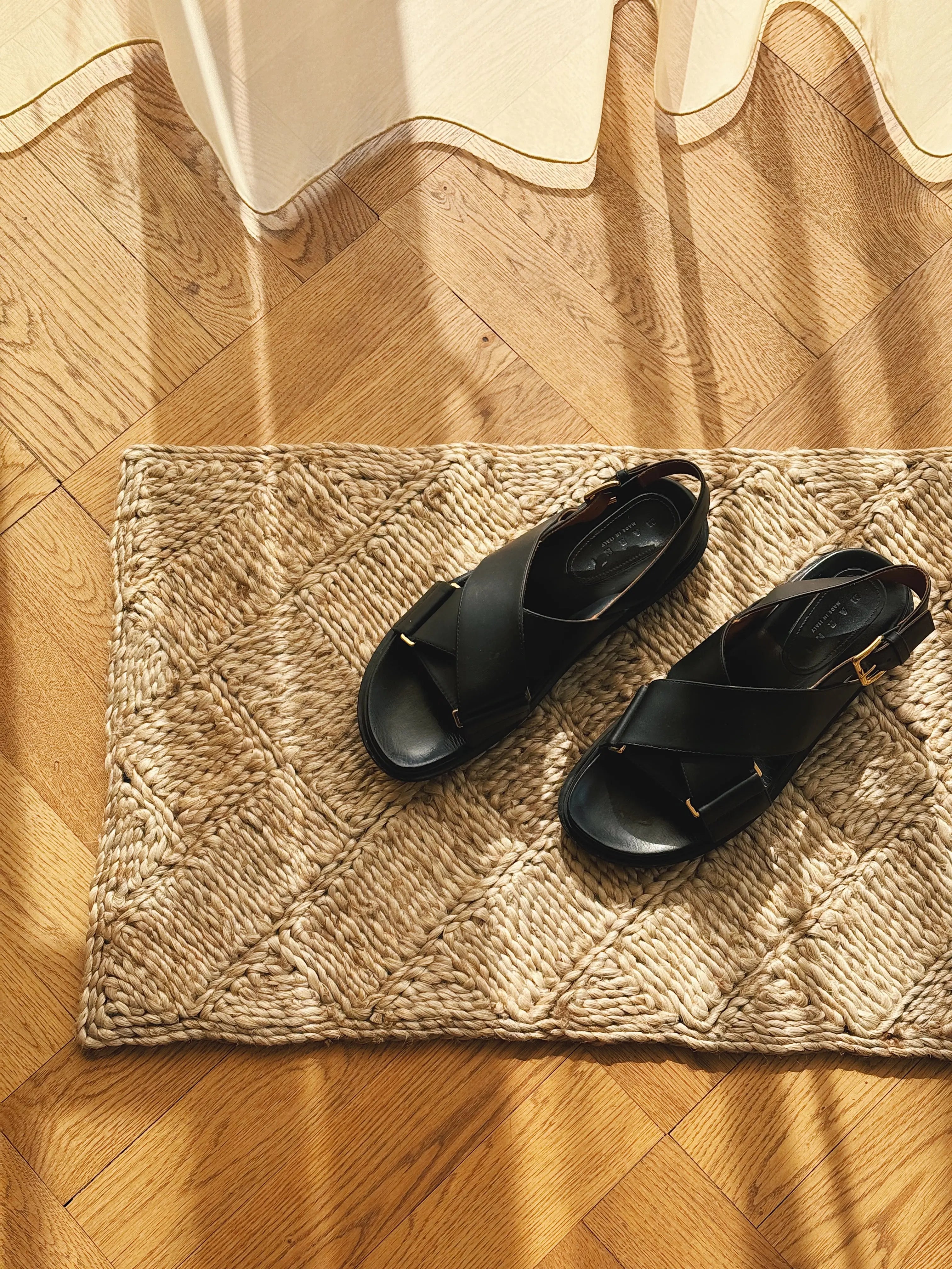 Håndvævet Dørmåtte af Jute | Lille 40 x 60 cm Studio Hafnia