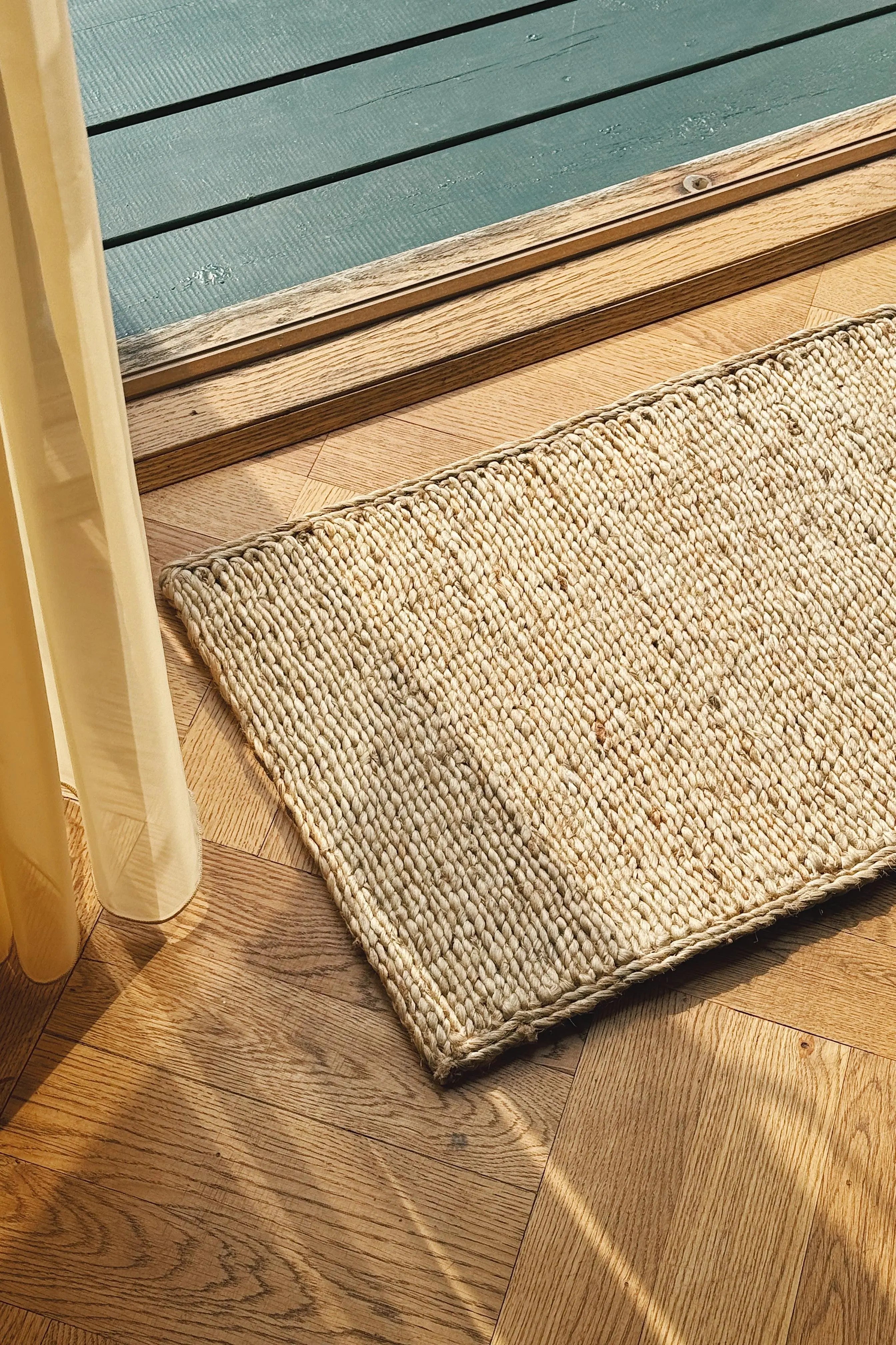 Håndvævet Dørmåtte i Jute | 40 x 60 cm Studio Hafnia