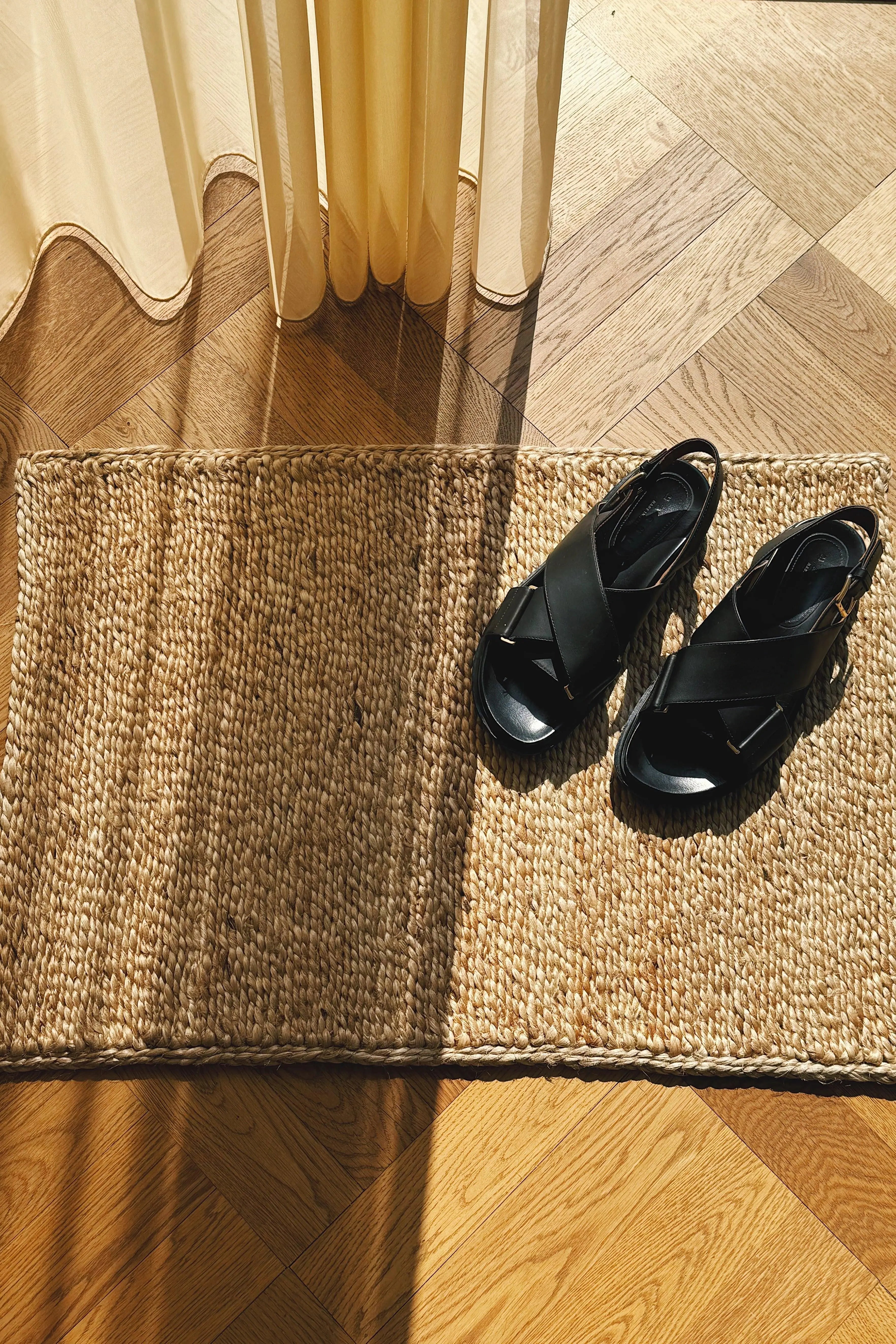 Håndvævet Dørmåtte i Jute | 50 x 70 cm Studio Hafnia