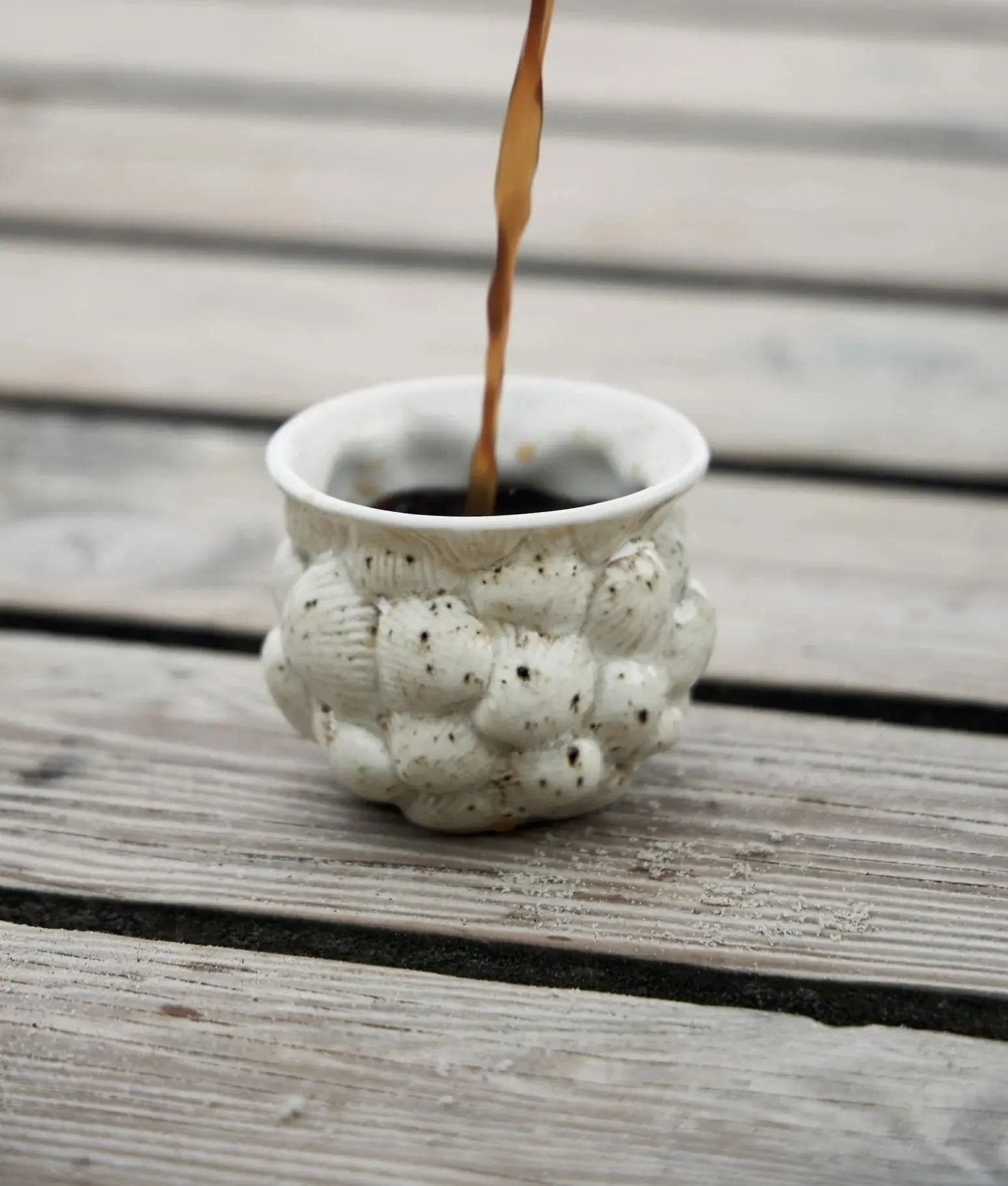 Hjertemusling Kop fra Christina Iversen Studio – Håndlavet Porcelæn Christina Iversen Studio