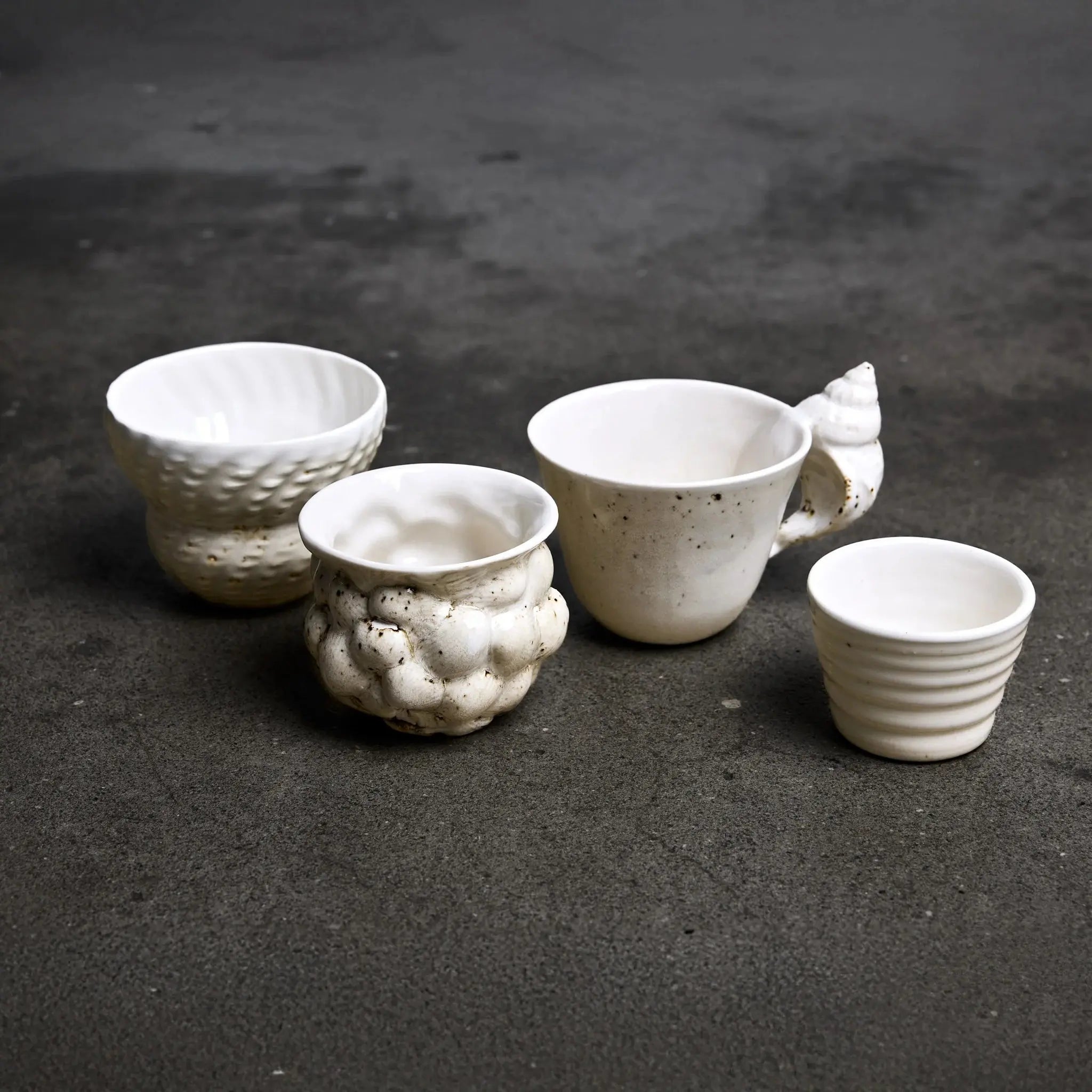 Hjertemusling Kop fra Christina Iversen Studio – Håndlavet Porcelæn Christina Iversen Studio