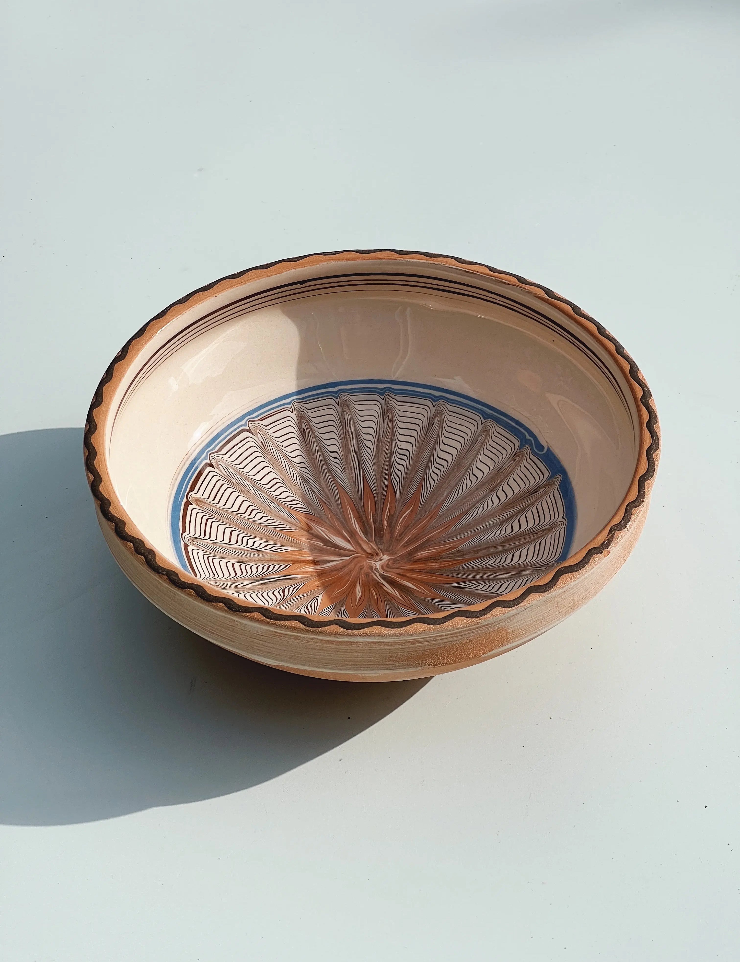 Horezu Keramik Skål | No. 03 | 25 cm Studio Hafnia