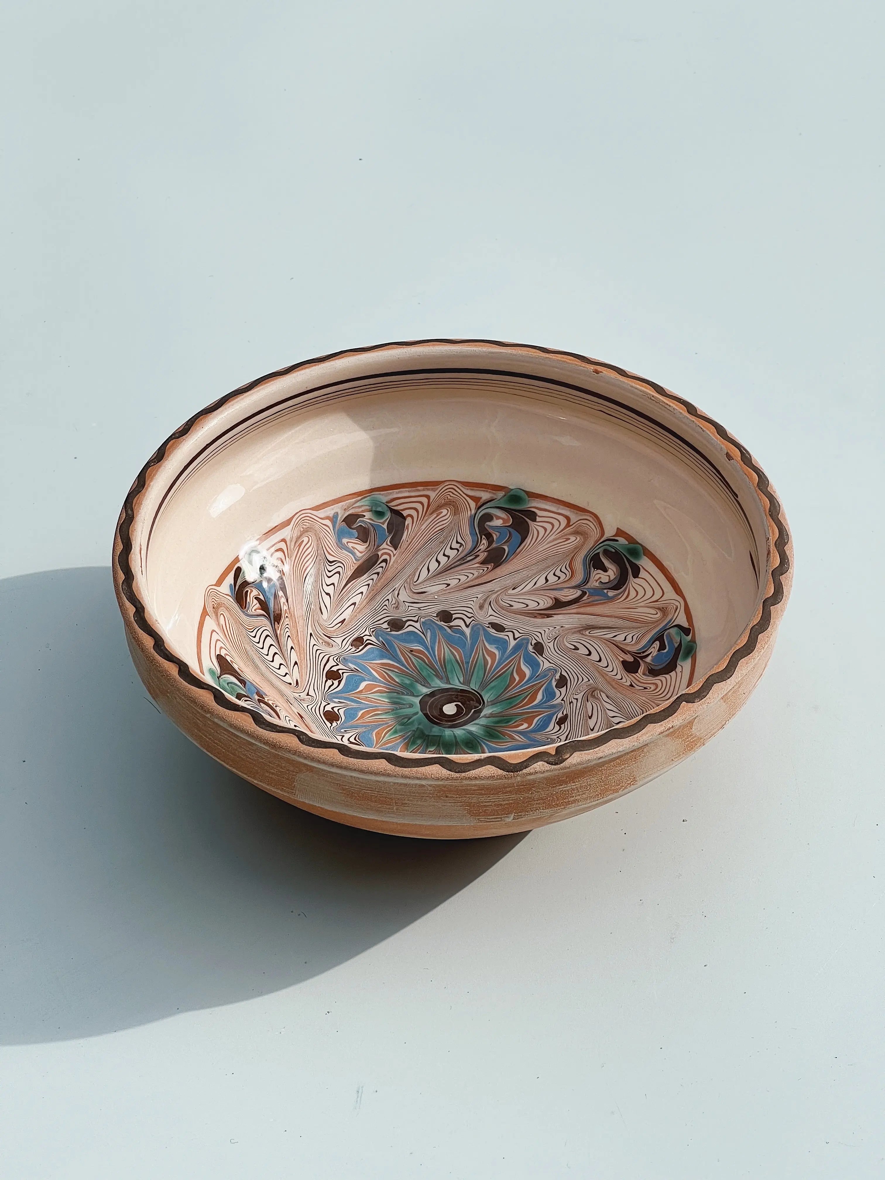 Horezu Keramik Skål | No. 05 | 25 cm Studio Hafnia
