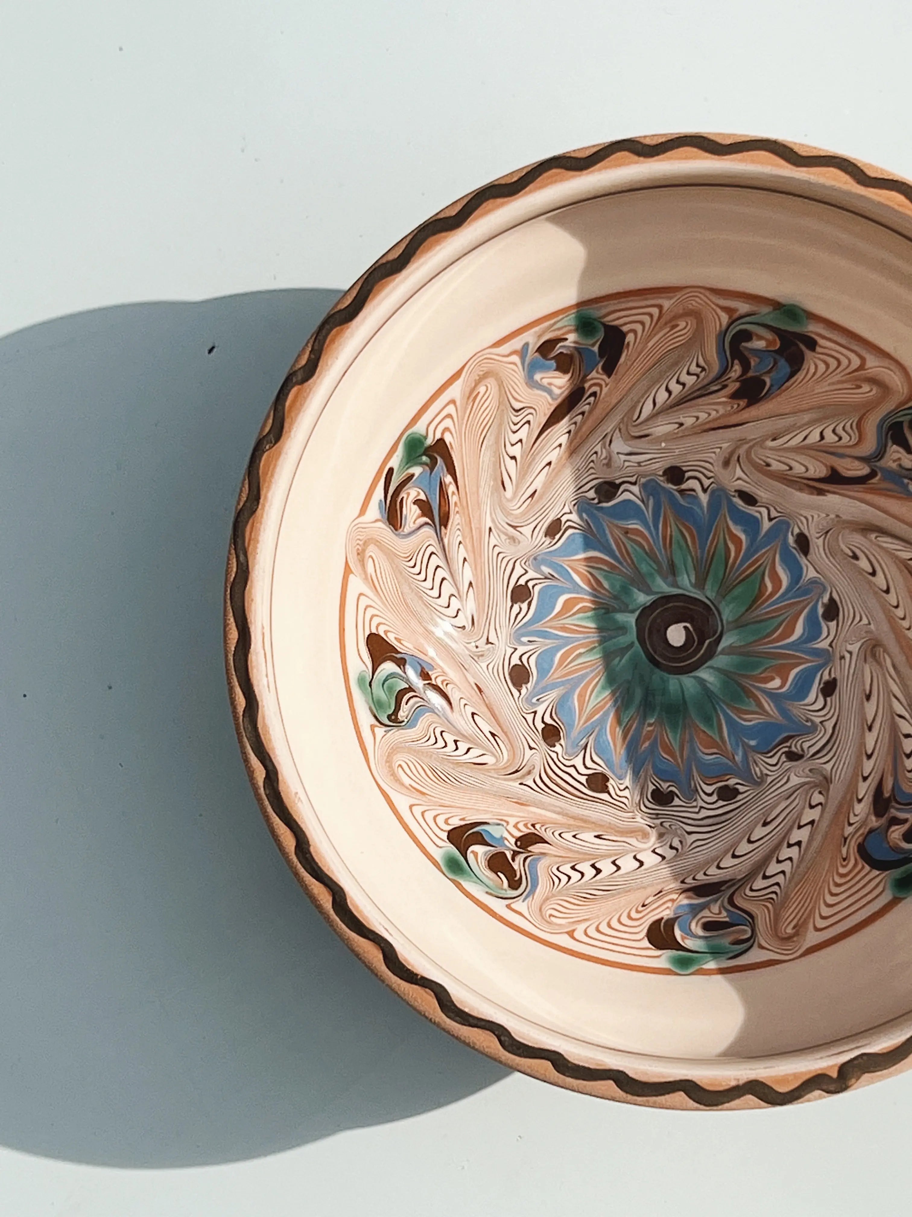 Horezu Keramik Skål | No. 05 | 25 cm Studio Hafnia