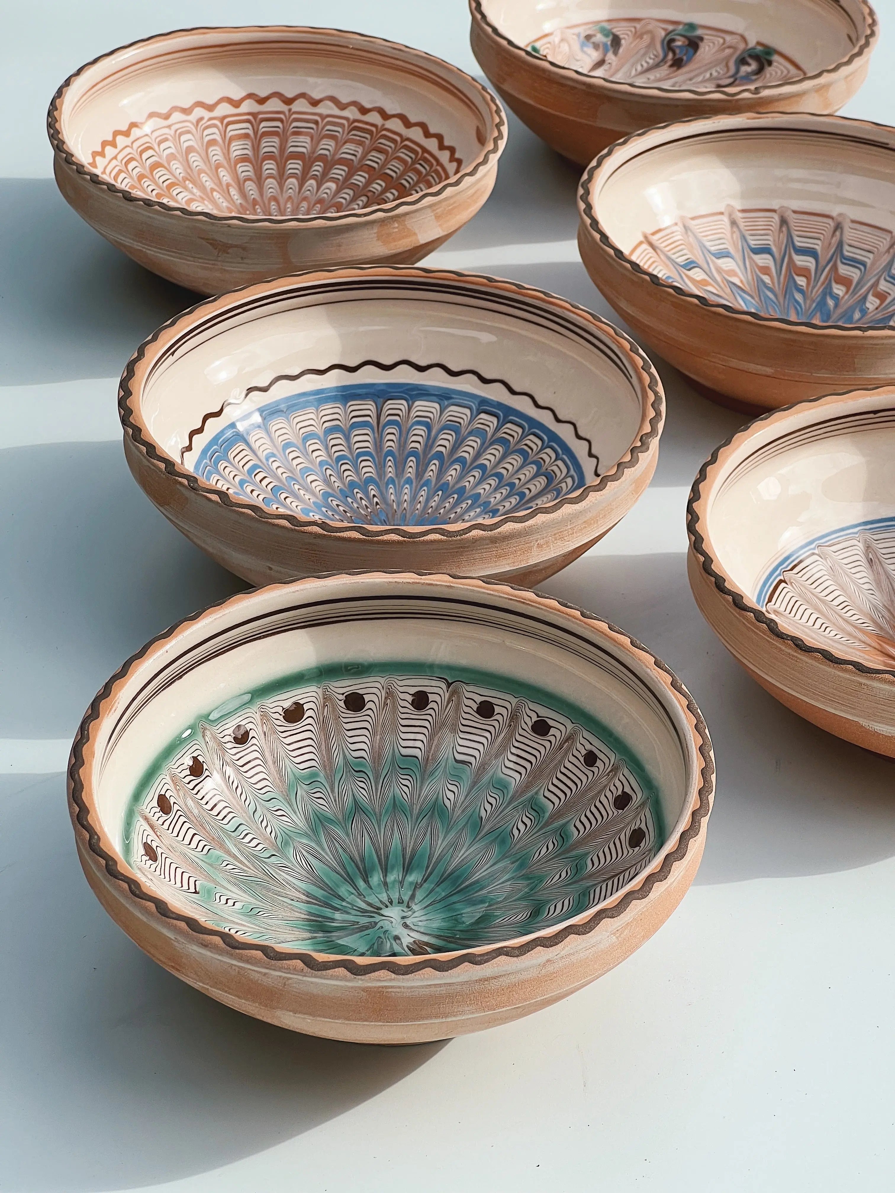 Horezu Keramik Skål | No. 05 | 25 cm Studio Hafnia