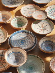 Horezu Keramik Skål | No. 05 | 25 cm Studio Hafnia