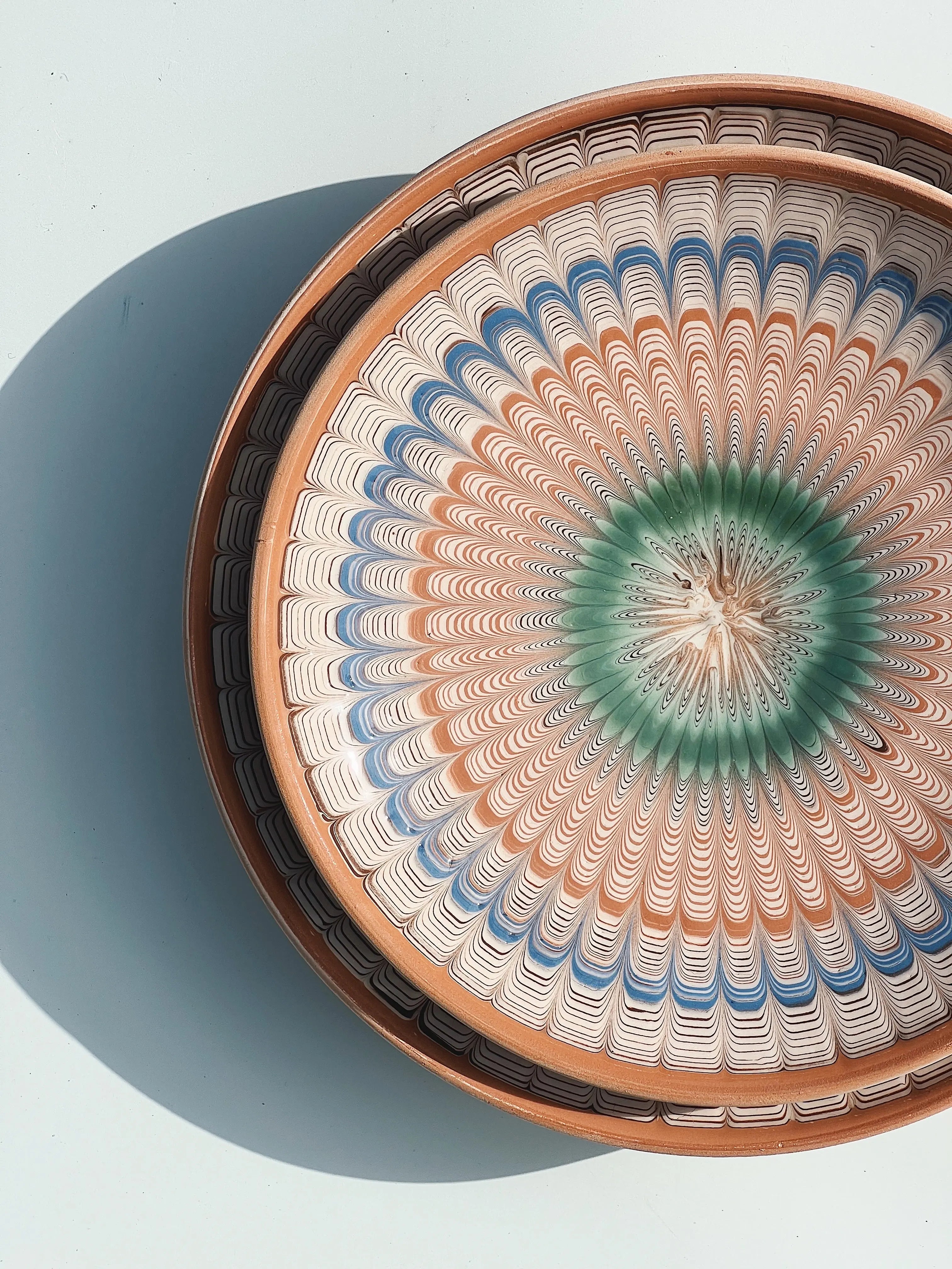 Horezu keramik tallerken | No. 09 | 4 forskellige størrelser Studio Hafnia