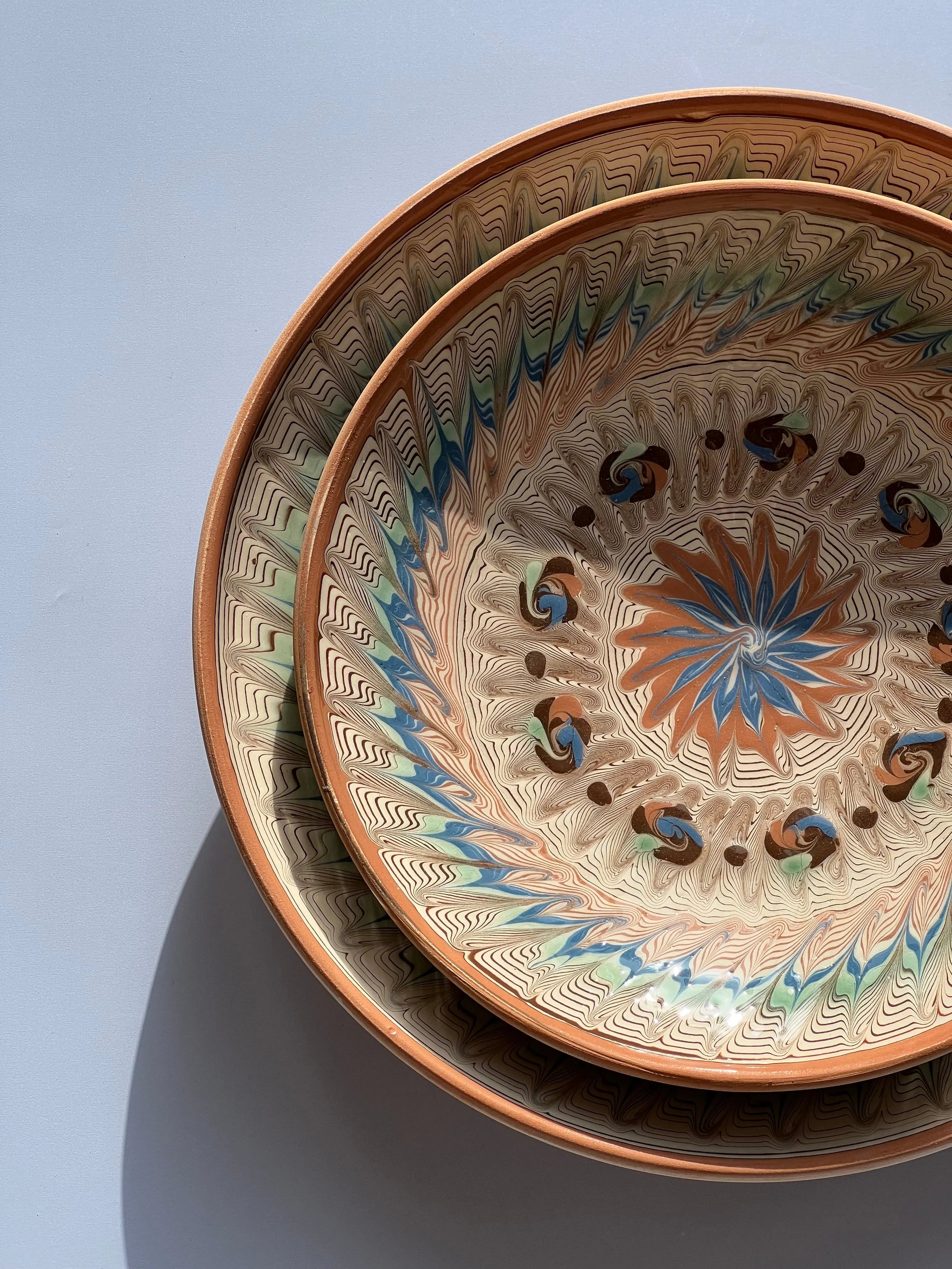 Horezu keramik tallerken | No. 10 | 4 forskellige størrelser Studio Hafnia