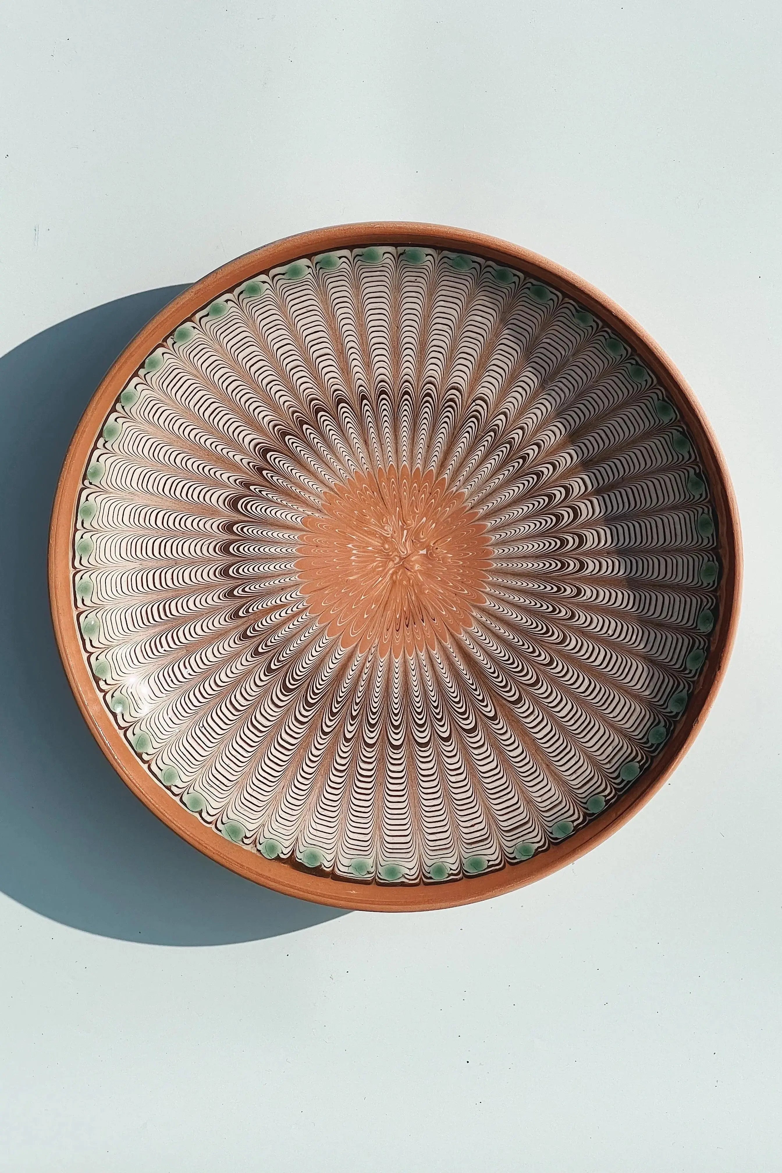 Horezu keramik tallerken | No. 06 | 4 forskellige størrelser Studio Hafnia