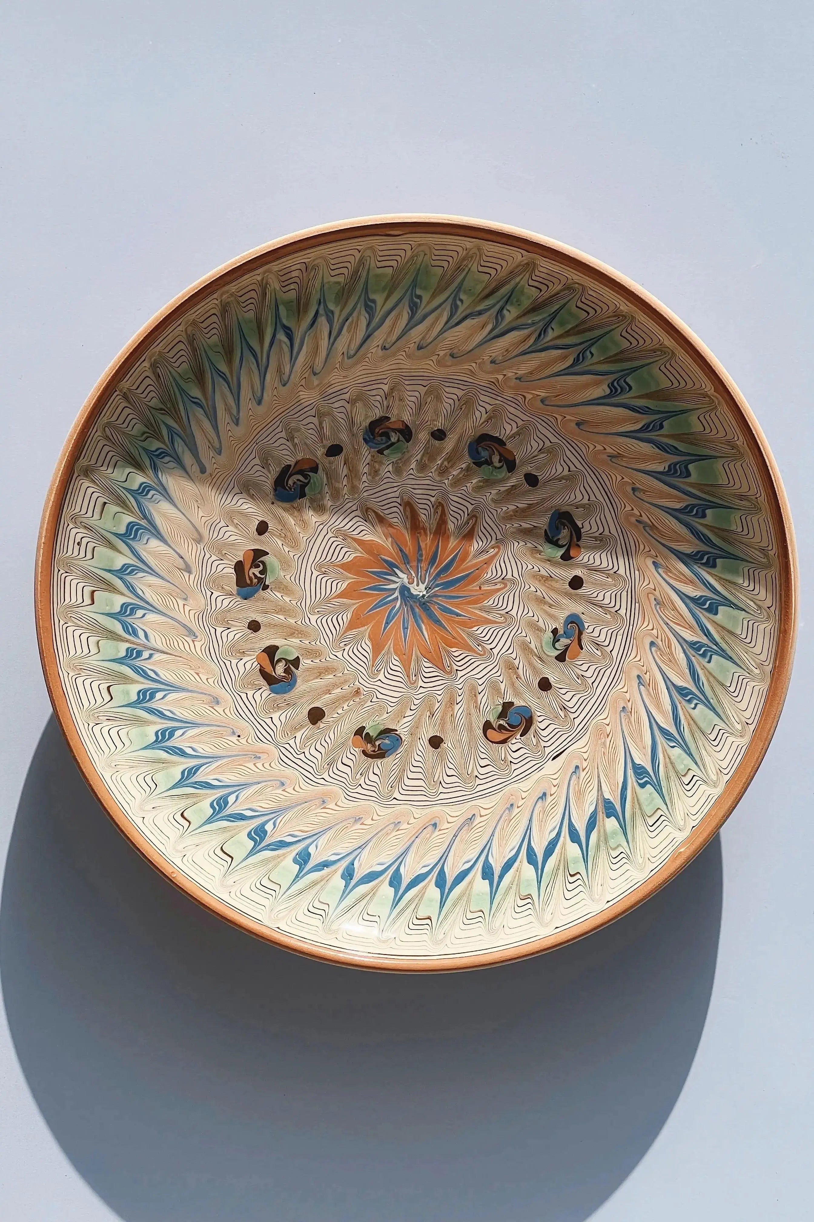 Horezu keramik tallerken | No. 10 | 4 forskellige størrelser Studio Hafnia