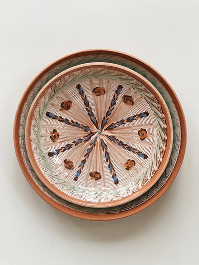 Horezu keramik tallerken | No. 20 | 4 forskellige størrelser Studio Hafnia