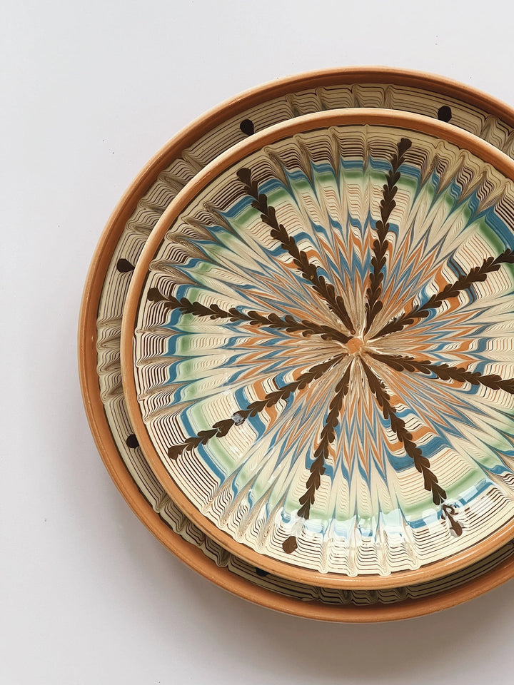 Horezu keramik tallerken | No. 21 | 4 forskellige størrelser Studio Hafnia