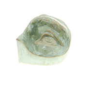 Jacob Laoru | Rounded Eye (Left): Rundt venstre øje i glaseret stentøjsler i CopperGreen til væggen Studio Hafnia