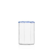 Ichendorf Milano Octave glas i klart glas med blå kant