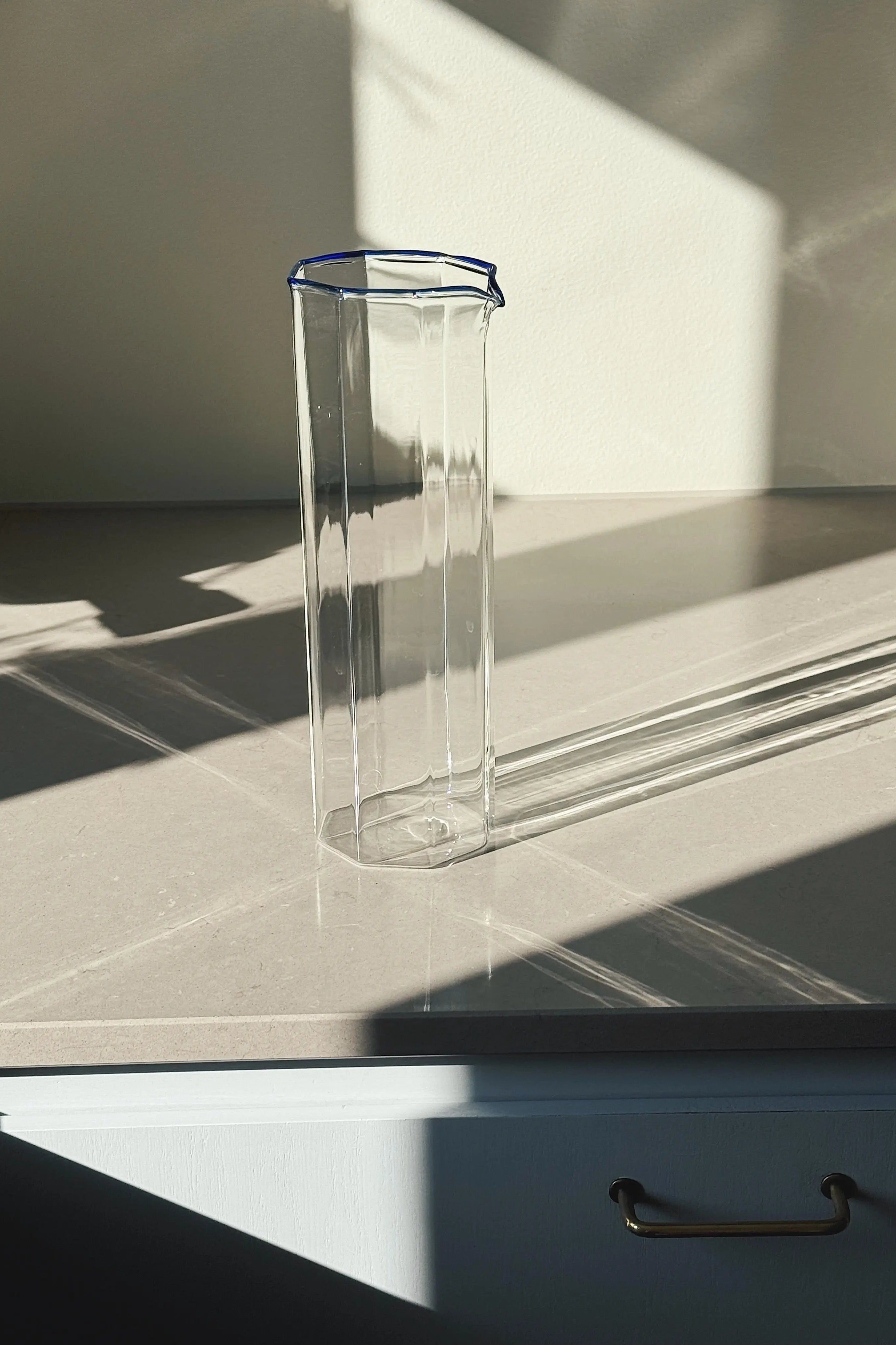 Ichendorf Milano OCTAVE Kande i Glas med Blå Kant