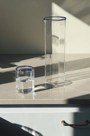 Ichendorf Milano OCTAVE Kande i Glas med Blå Kant