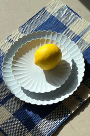 Iraca Dækkeserviet i strå | Blå/natur Studio Hafnia