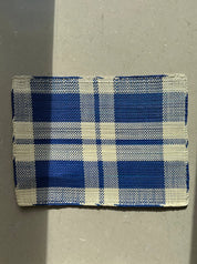 Iraca Dækkeserviet i strå | Blå/natur Studio Hafnia