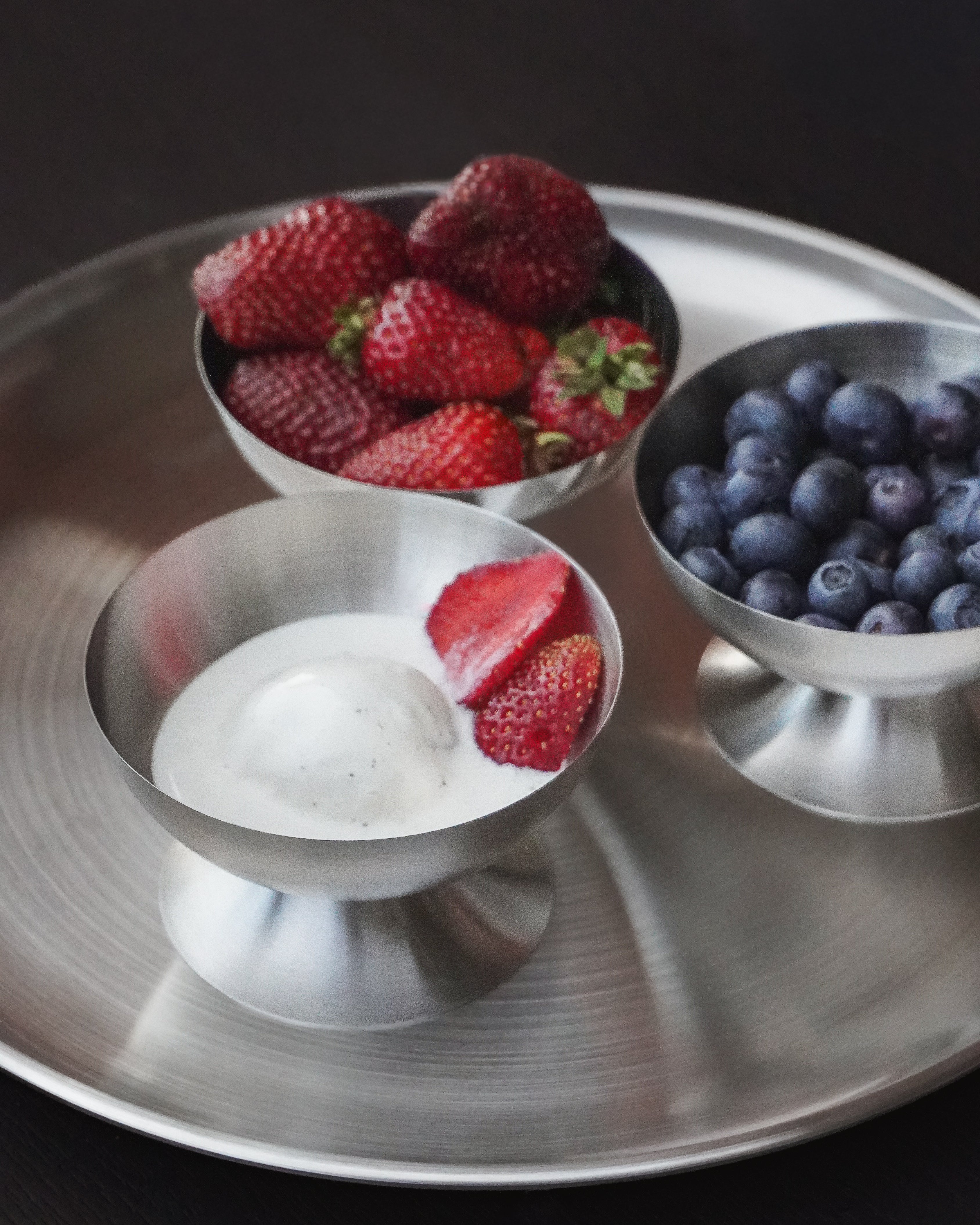 Isbæger i Mat Rustfrit Stål Studio Hafnia