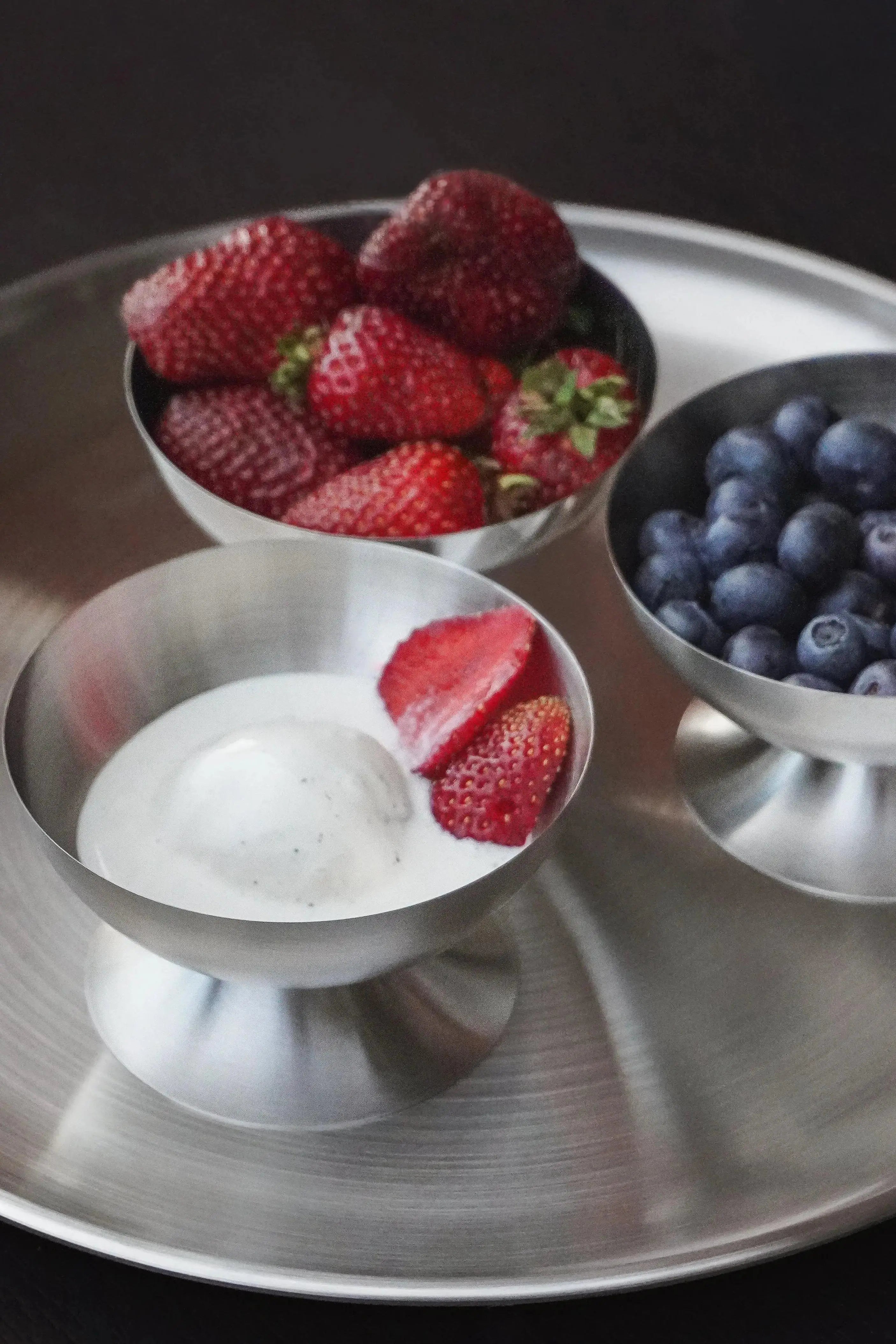 Isbæger i Mat Rustfrit Stål Studio Hafnia