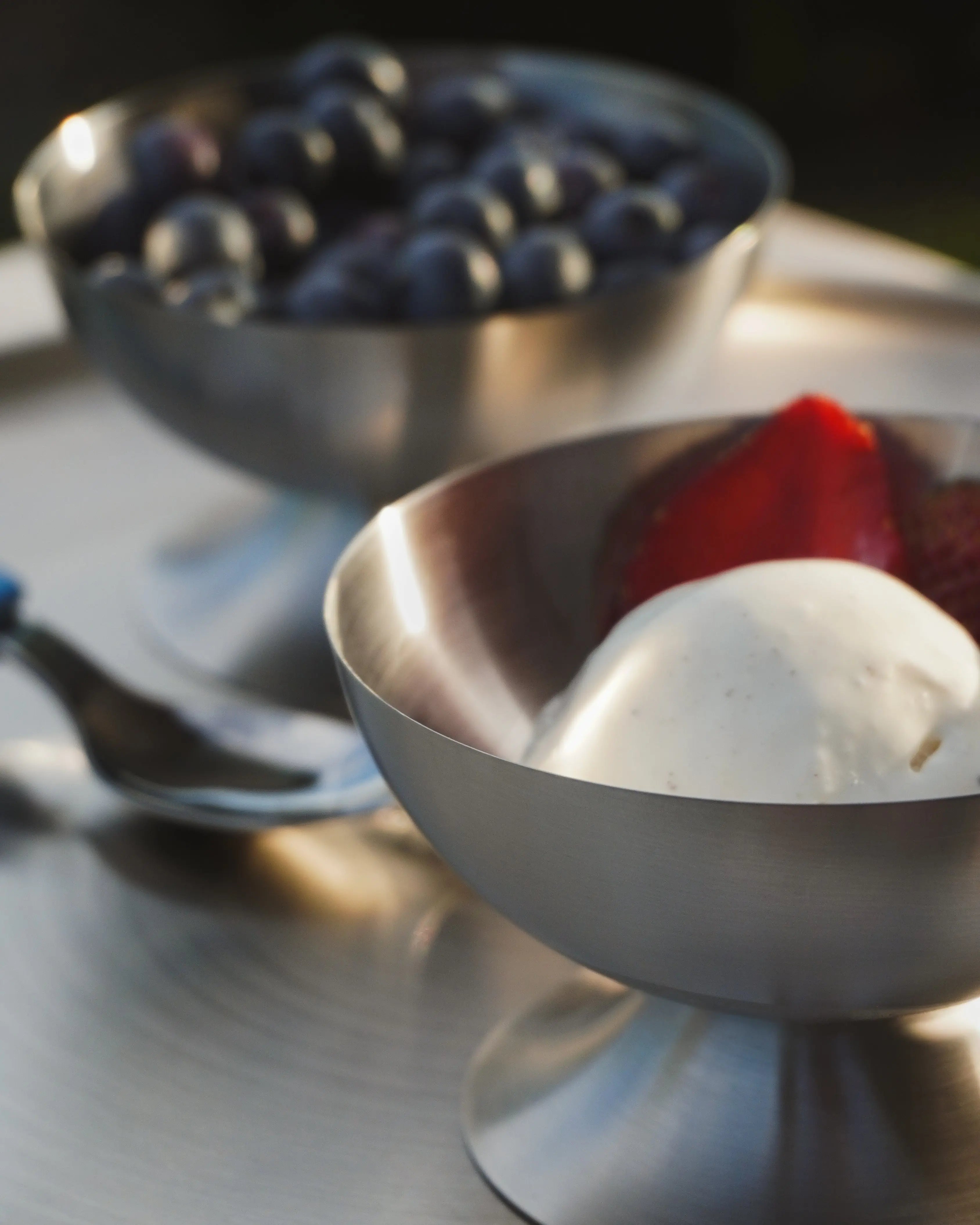 Isbæger i Mat Rustfrit Stål Studio Hafnia