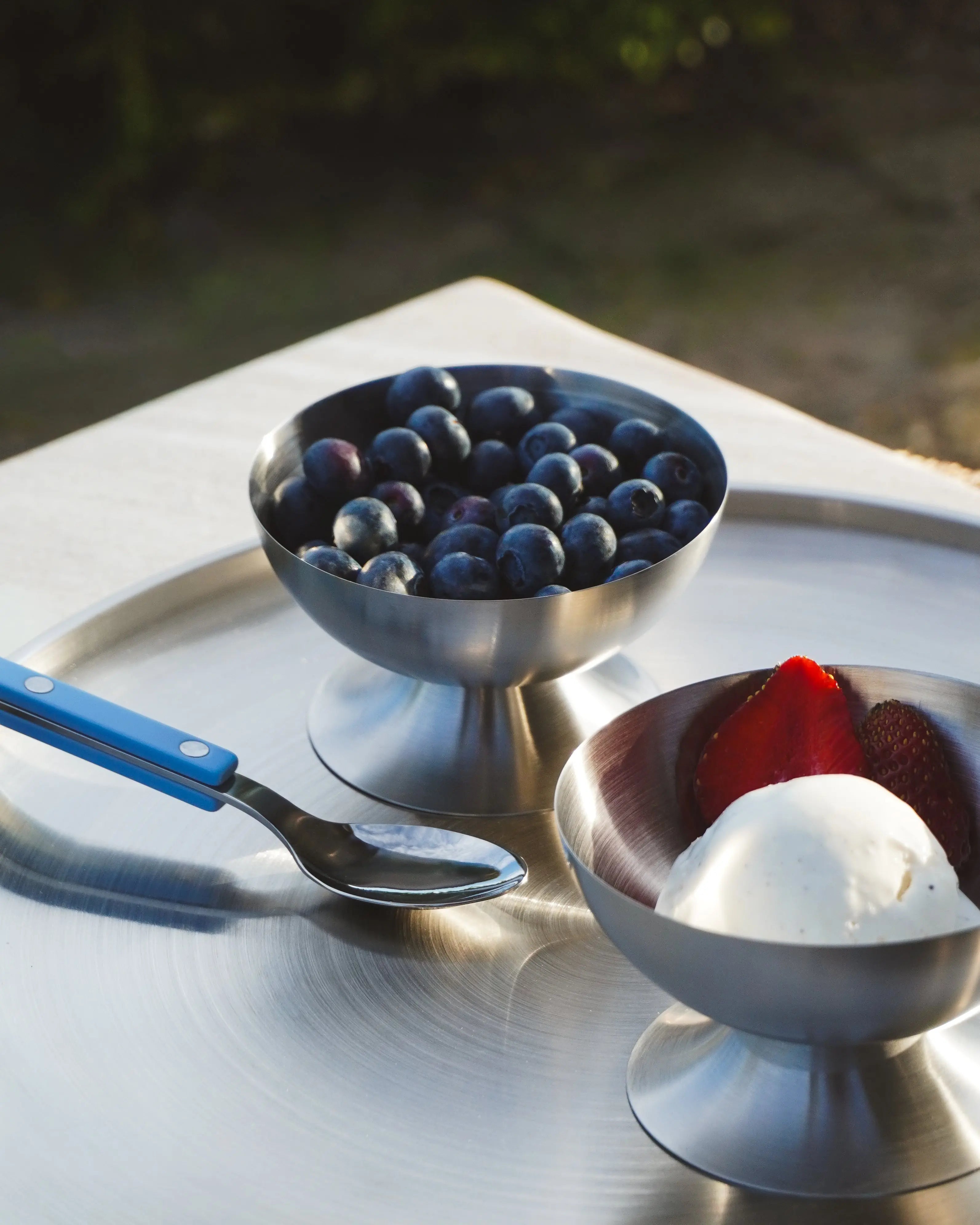 Isbæger i Mat Rustfrit Stål Studio Hafnia