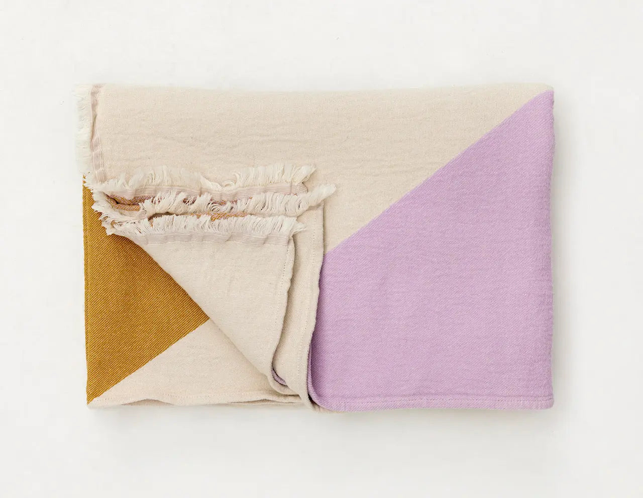 JOU Plaid karrygul/lilla | 130 x 180cm Jou Quilts