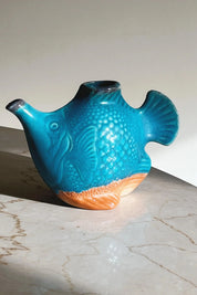 Japansk fiskekande i keramik | Turkis Studio Hafnia