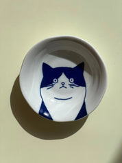 Japansk skål med blå kat | 5 forskellige slags | 13.5 cm Studio Hafnia