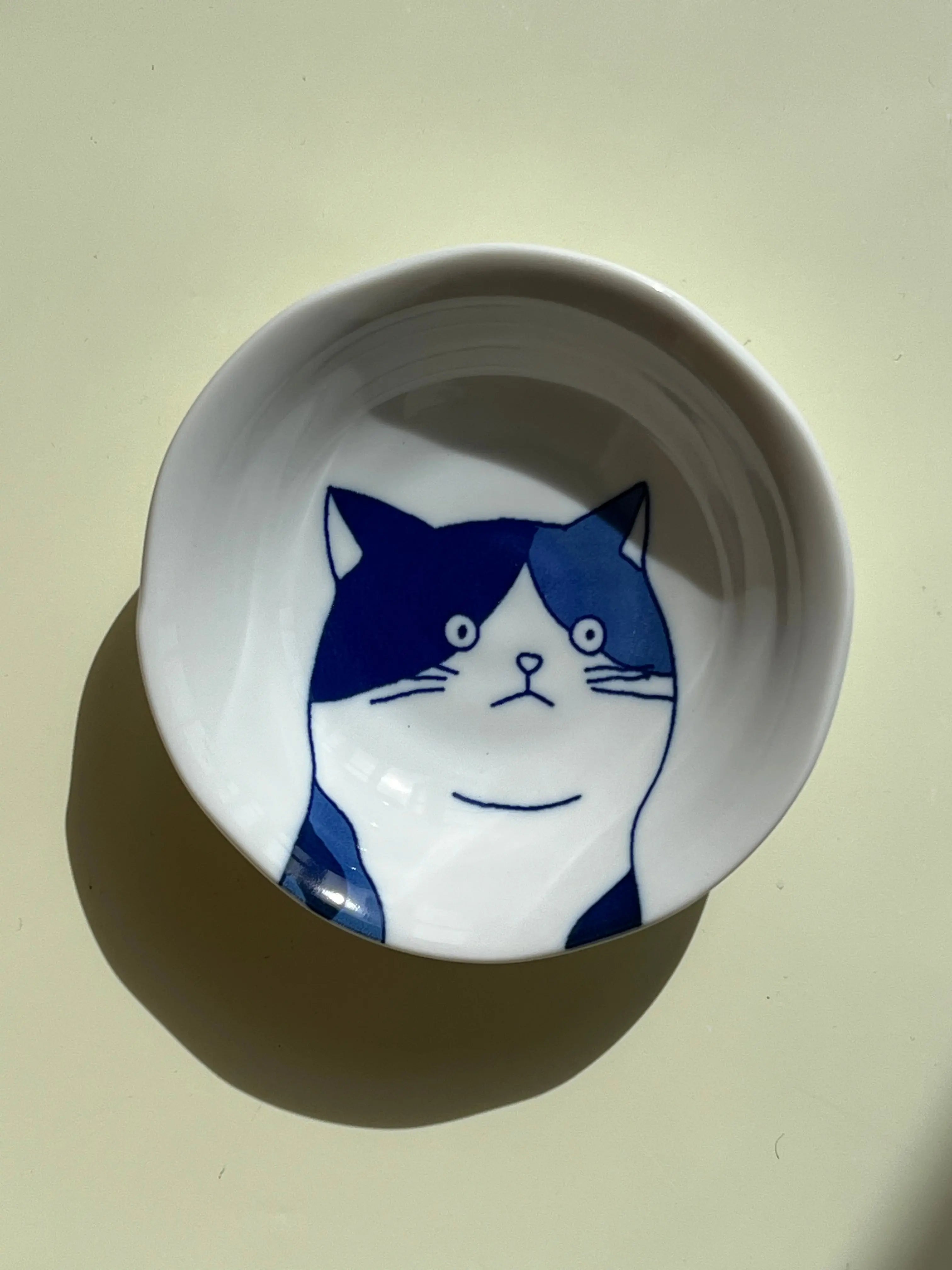 Japansk skål med blå kat | 5 forskellige slags | 13.5 cm Studio Hafnia