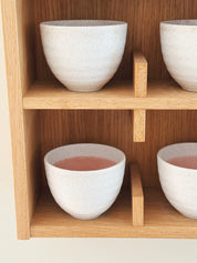 Japansk tekop i hvid og rosa keramik | 160 ml Studio Hafnia