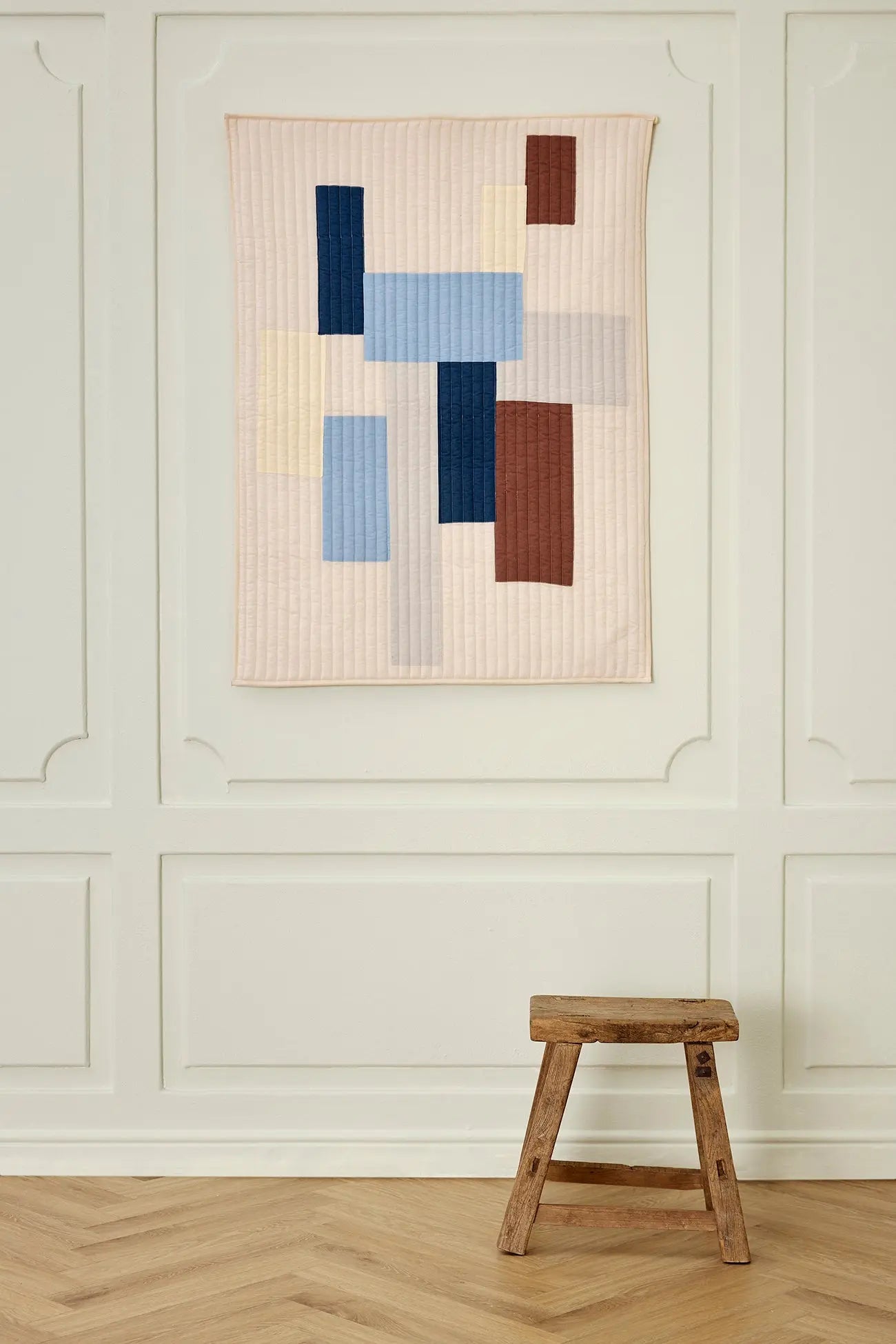 Jou Quilts KANIKA Blue Quiltet vægtæppe | 90 x 120cm Jou Quilts