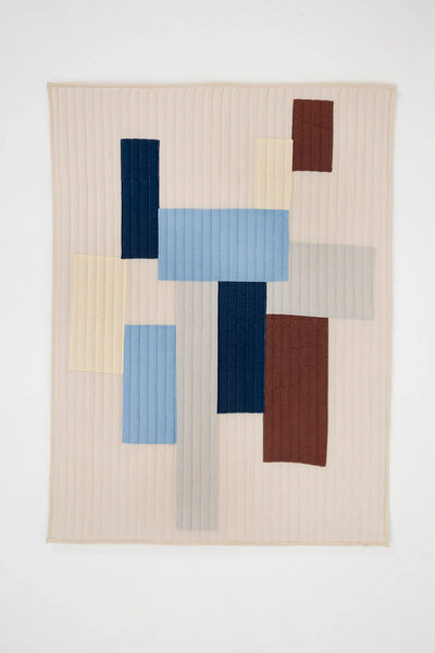 Jou Quilts KANIKA Blue Quiltet vægtæppe | 90 x 120cm Jou Quilts