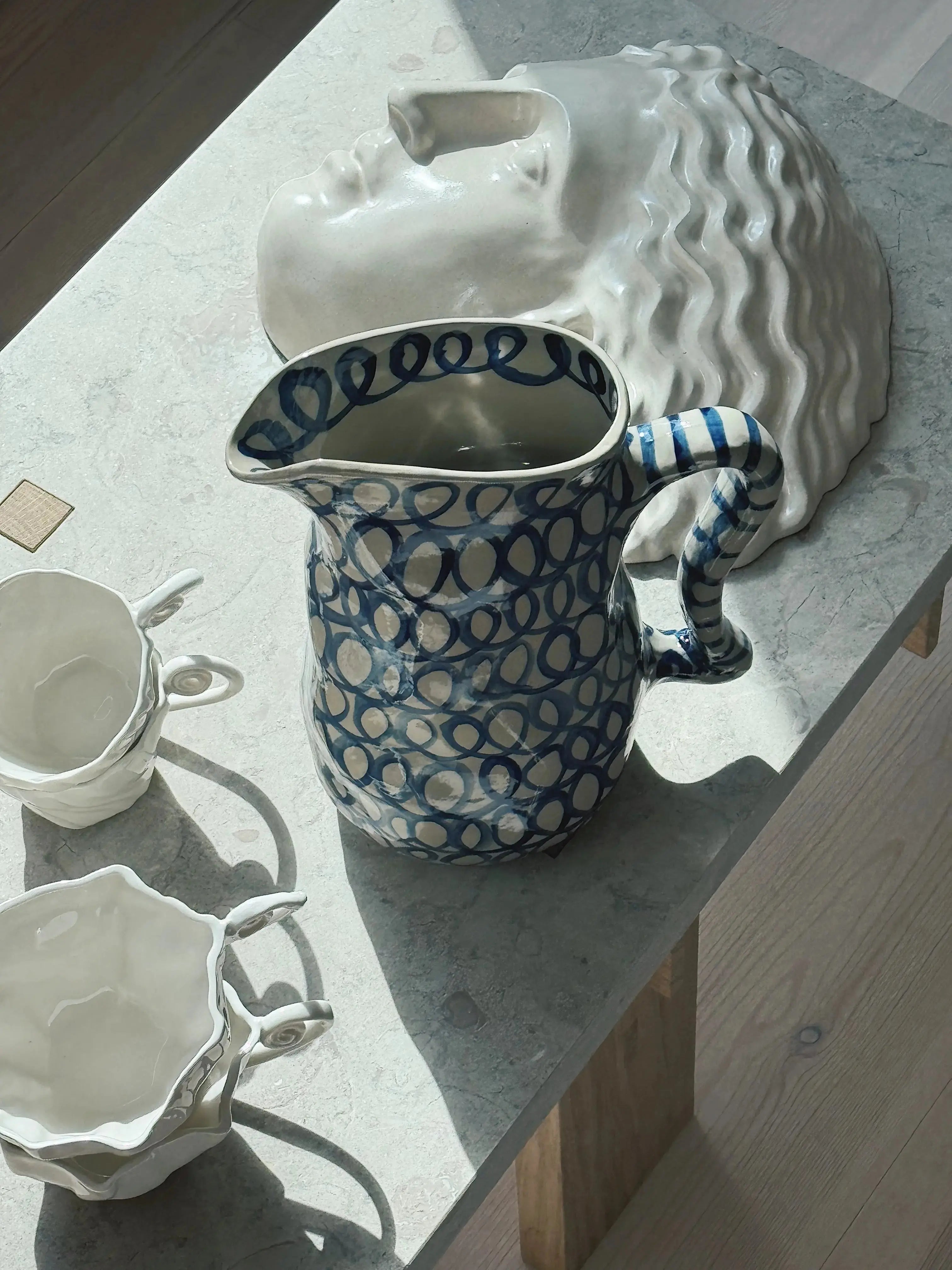 Jug Blue Charly – Blå | Marie Michielssen – Serax Serax