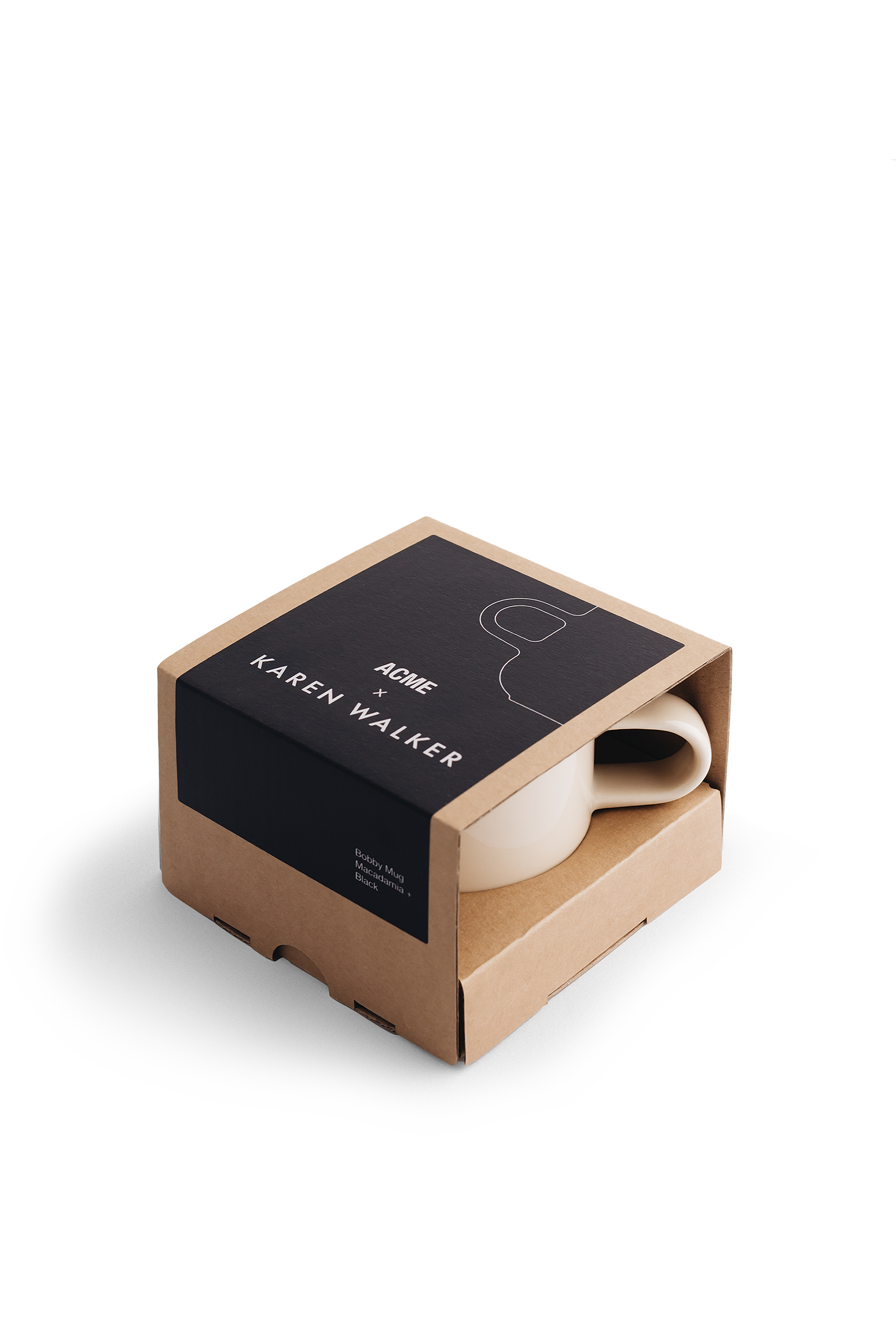 Acme x Karen Walker Bobby Krus | Lys Pink Macadamia med Sort, 300 ml Acme