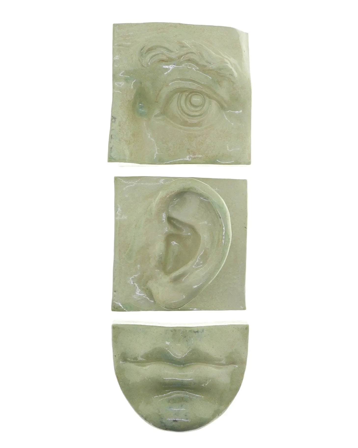 Kombination 9 i CrystalGreen - Left Eye, Left Ear og Small Mouth Laoru Laoru