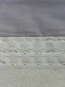 Kopi af Jou Quilts Jou Pojagi Gardin neutral farvet til gardin nåle  | 140 X 250 cm Jou Quilts
