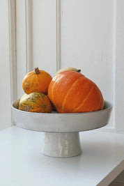 La Mère Serveringsfad / Dyb Tallerken med Fod L – Off White | Serax Serax