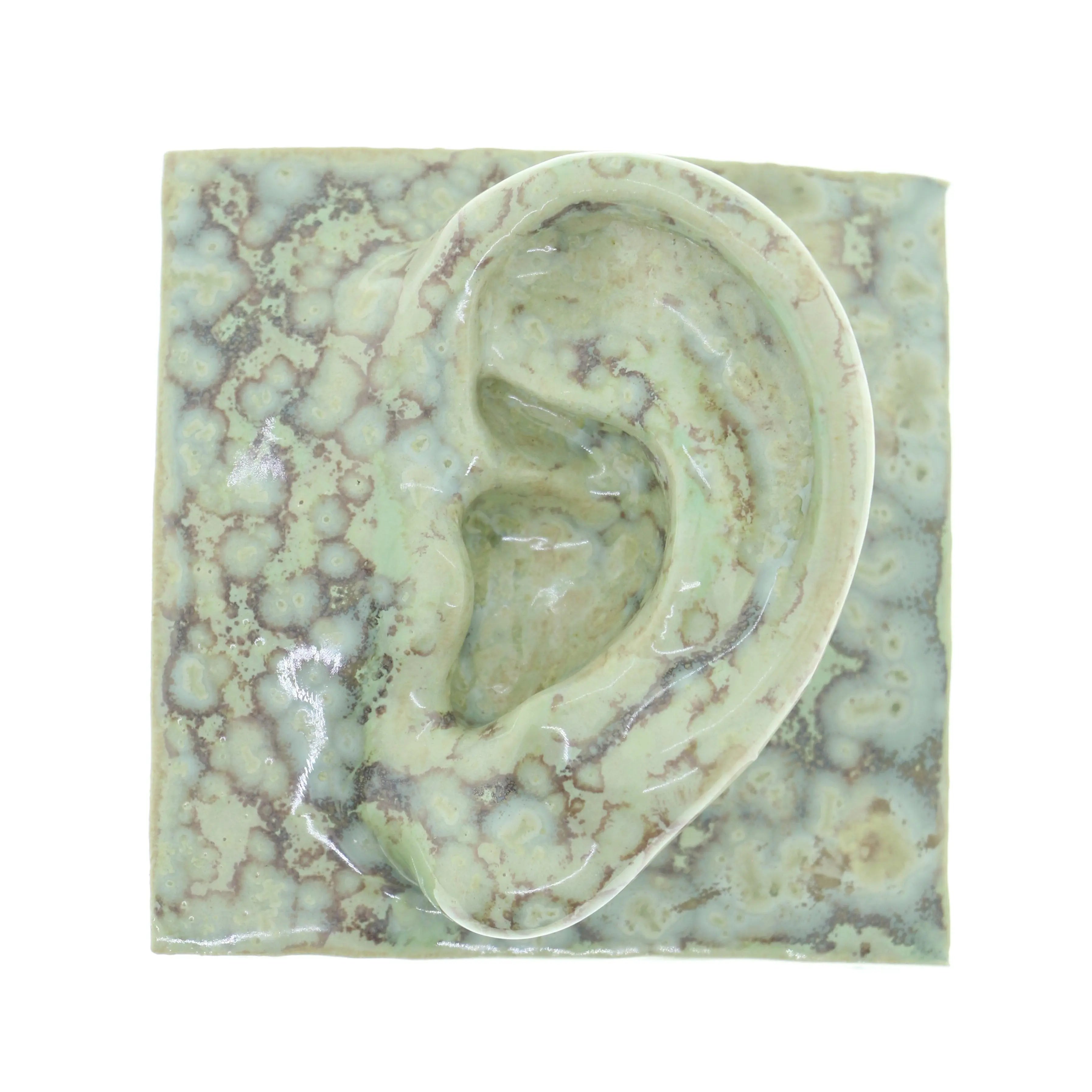 Left Ear i CrystalGreen stentøj Laoru Laoru