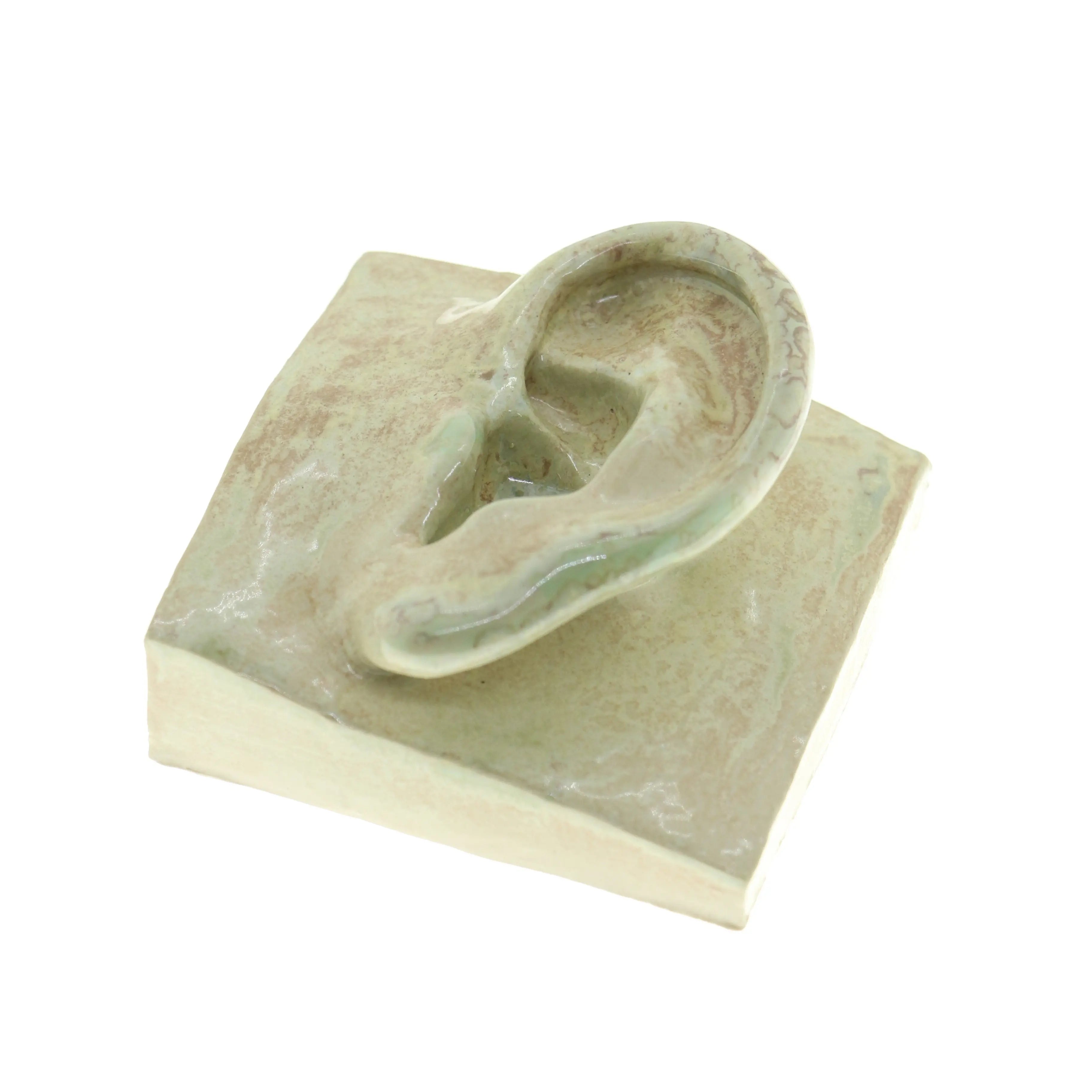 Left Ear i CrystalGreen stentøj Laoru Laoru