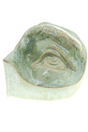 Left Rounded Eye i CopperGreen stentøj Laoru Laoru