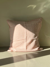 Linge Particulier - Pudebetræk - Copper Gingham | 50 x 50 cm Linge Particulier